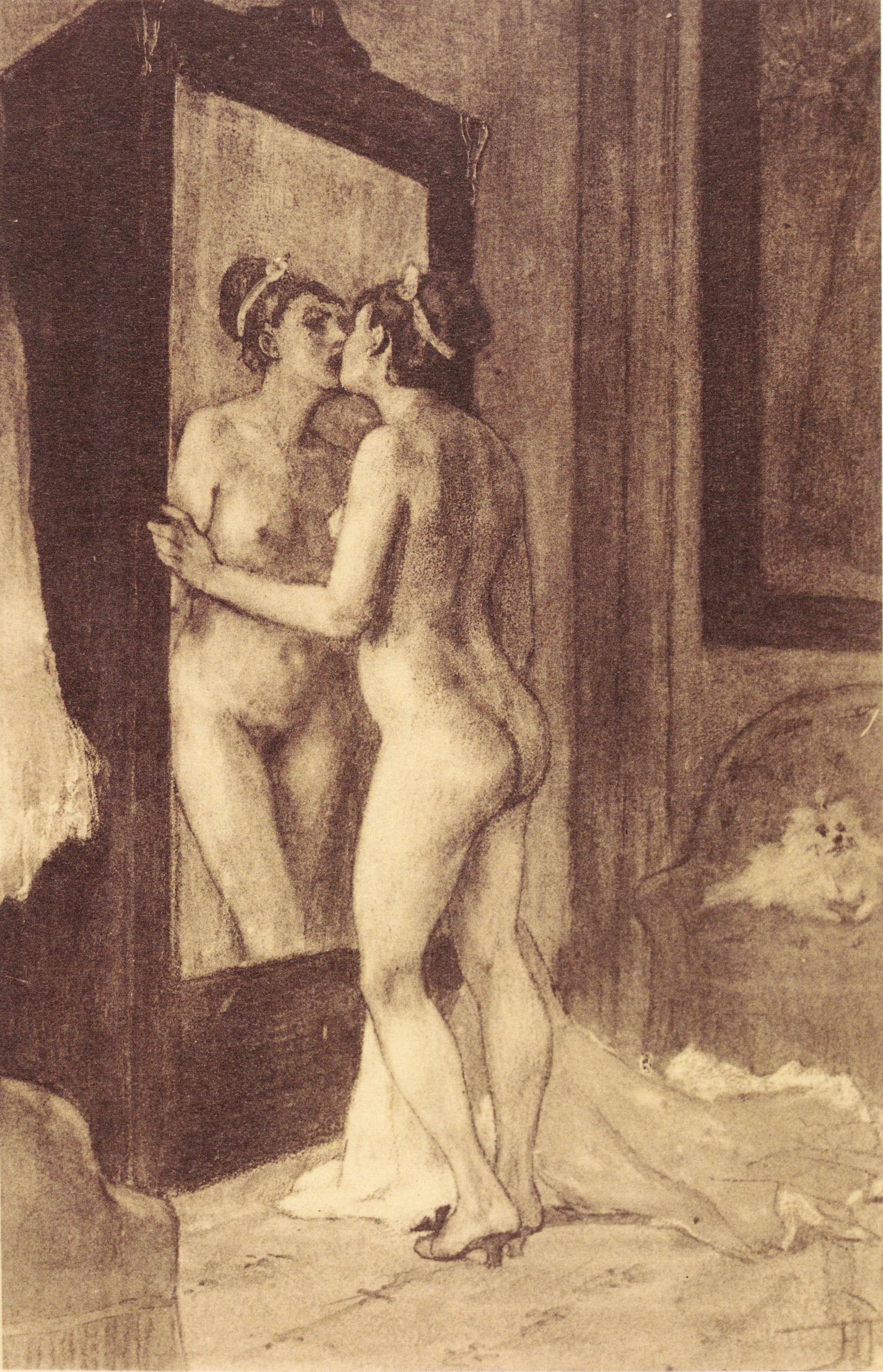 self-absorbed Self-absorbed - Félicien Rops, 1881