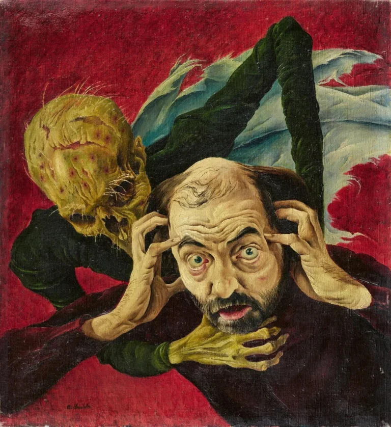 Безумство (Irrsinn, Oil on Canvas, Albert Birkle, 1925)